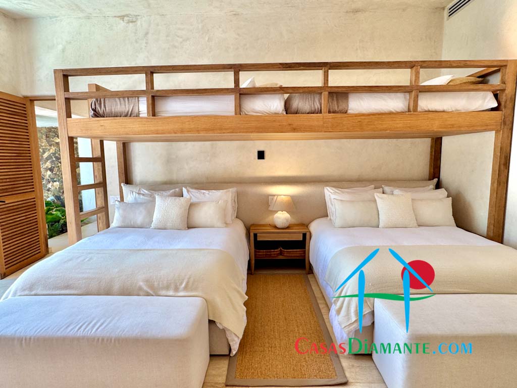Real Diamante Del Mar Casa Palapas - Recámara tres 3